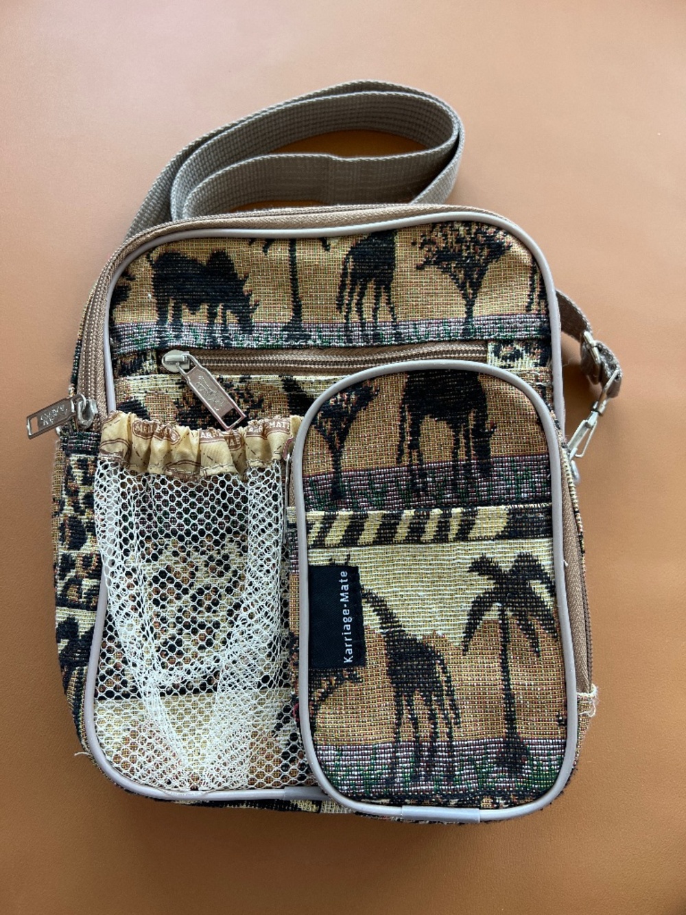 Safari print utility bag